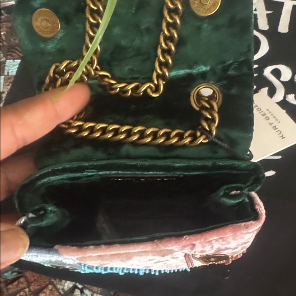 Kurt Geiger London Nano Kensington Fringe Convertible Crossbody Bag - Picture 15 of 17